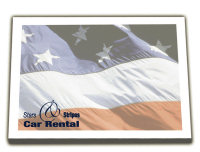 Sticky Notes: 4 inch x 3 inch Flag Design Sticky Notes